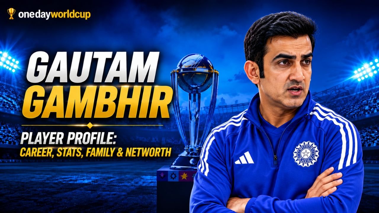 Gautam Gambhir Stats: Career, Profile, Family & Coaching Journey