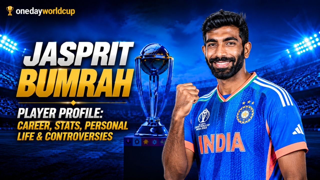 Jasprit Bumrah Player Profile: Career, Stats, Personal Life & Controversies