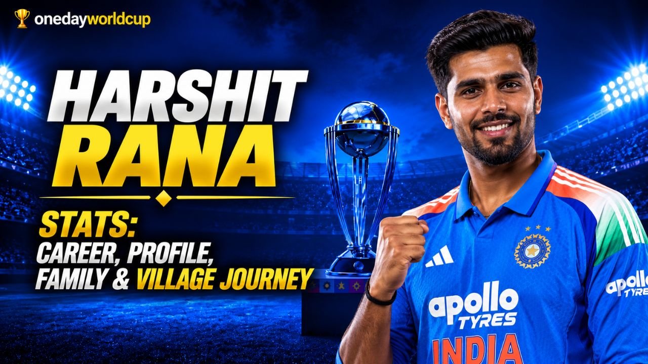 Harshit Rana Stats: Career, Profile, Records, Family & Village Journey