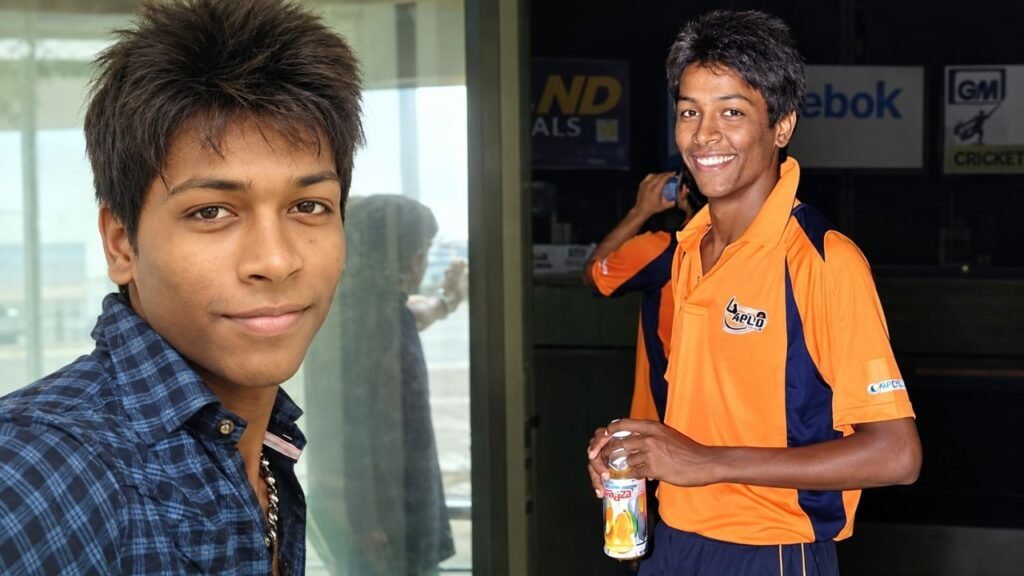 Hardik Pandya Early Life & Background Old Photo
