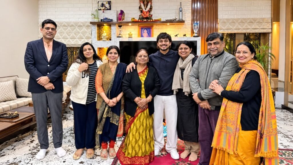 Ishan Kishan with his family & friends