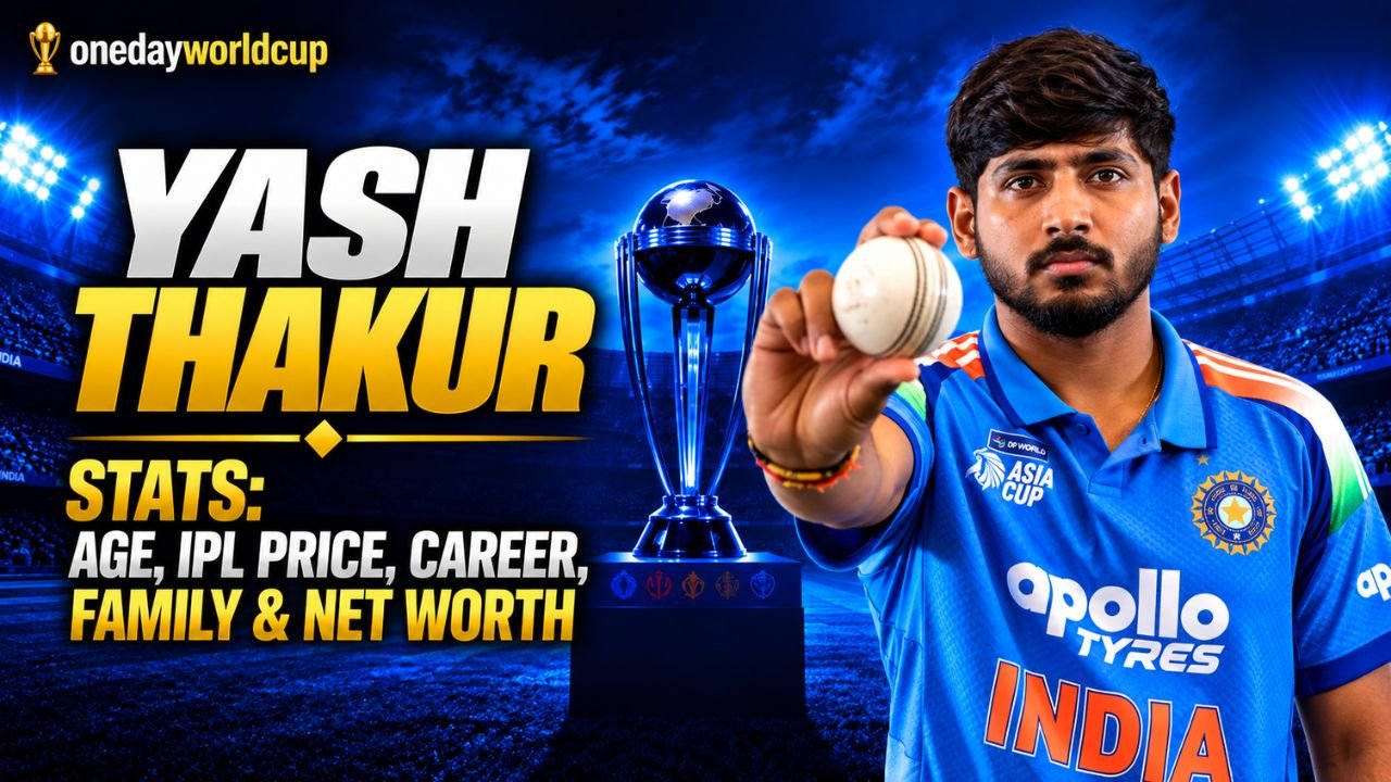 Yash Thakur Stats, Age, IPL Price, Career, Family & Net Worth