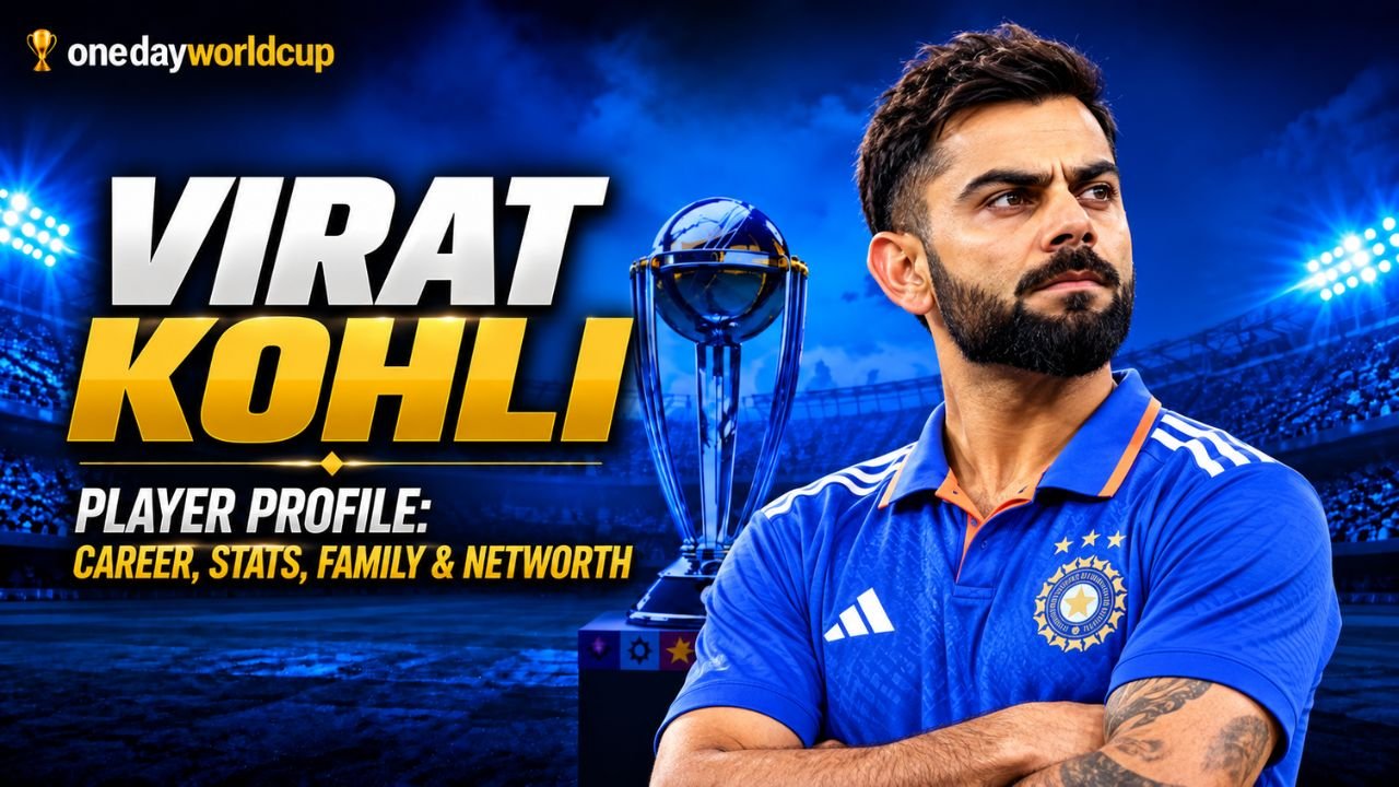 Virat Kohli Stats, Age, Career, Profile, Family & Net Worth
