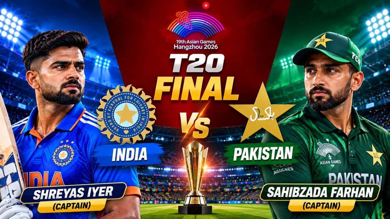 India vs Pakistan Final at Asian Games 3 Oct, 2026 Complete Preview, History and Predictions