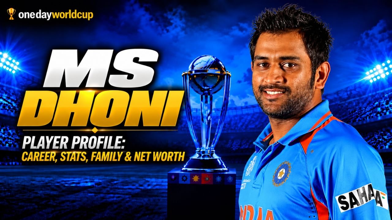 MS Dhoni Stats, Career, Age, Wife, Family, Net Worth, Retirement & IPL 2026
