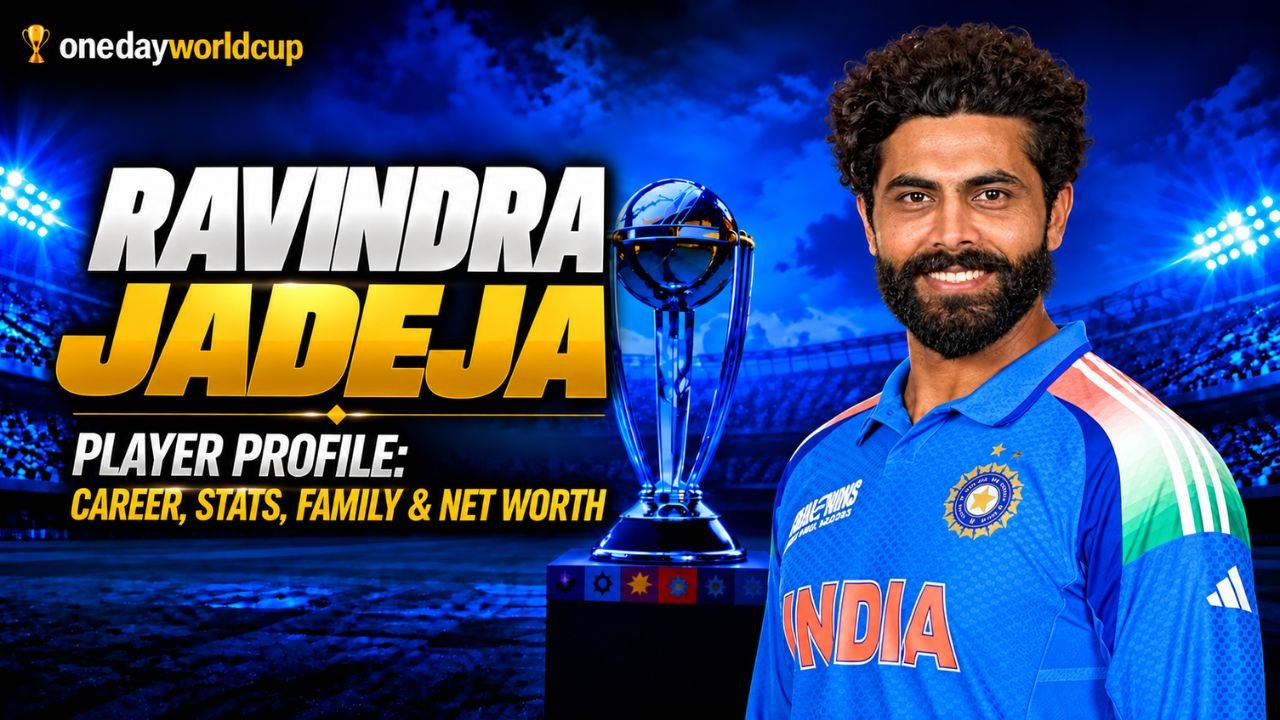 Ravindra Jadeja Stats, Age, Career, Wife, Family, IPL  & Net Worth