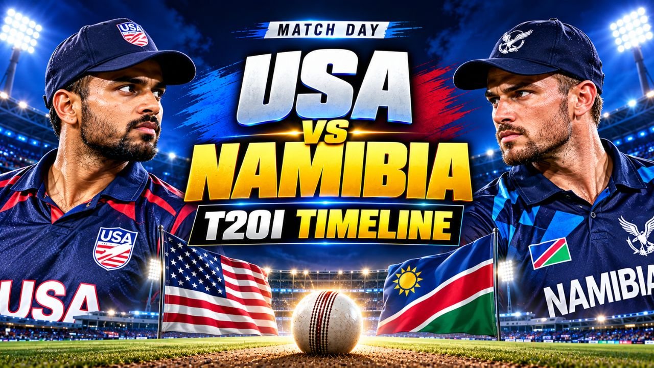 United States National Cricket Team vs Namibia National Cricket Team Timeline - Match Preview, Pitch Report, Stats & Prediction