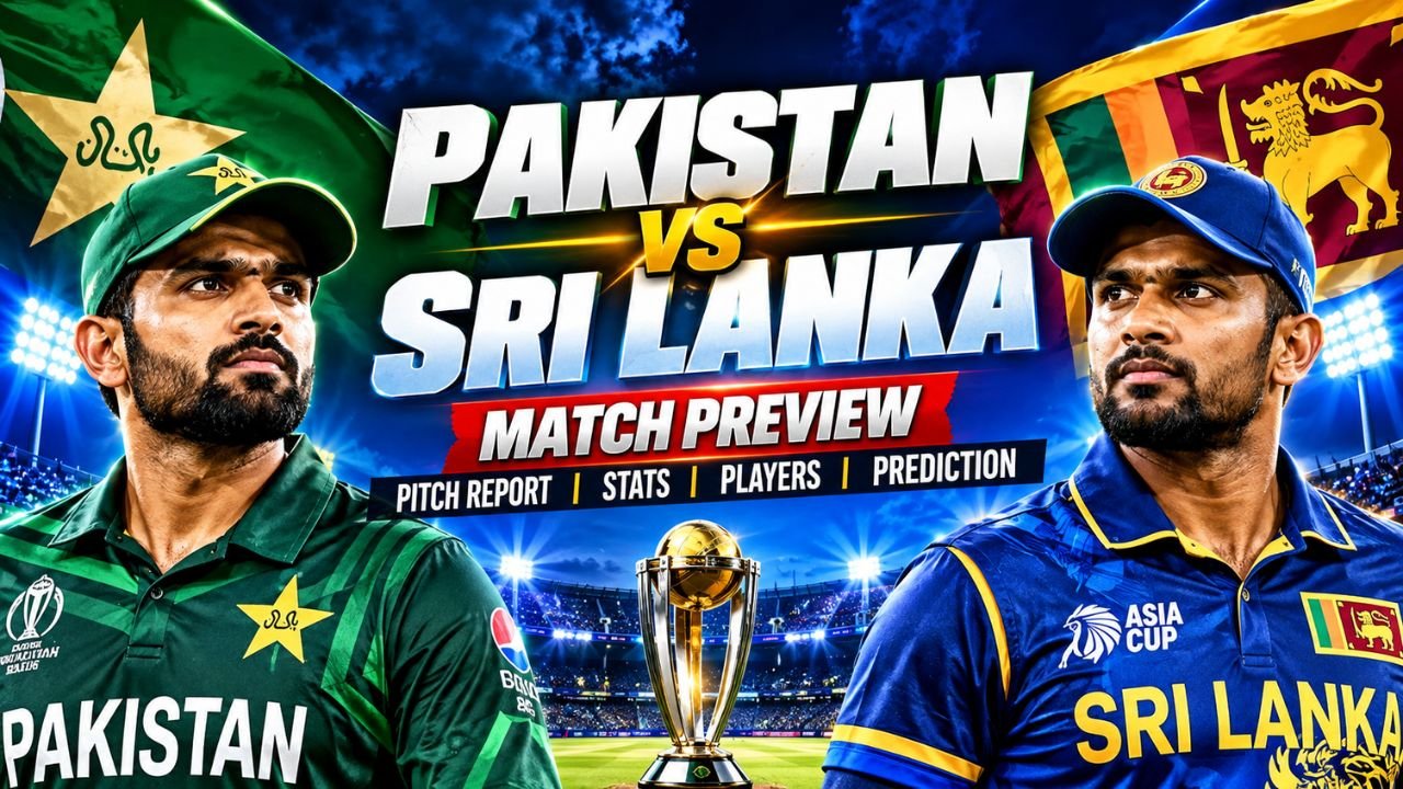 Pakistan National Cricket Team vs Sri Lanka National Cricket Team Timeline - Match Preview, Pitch Report, Stats, Players, Prediction
