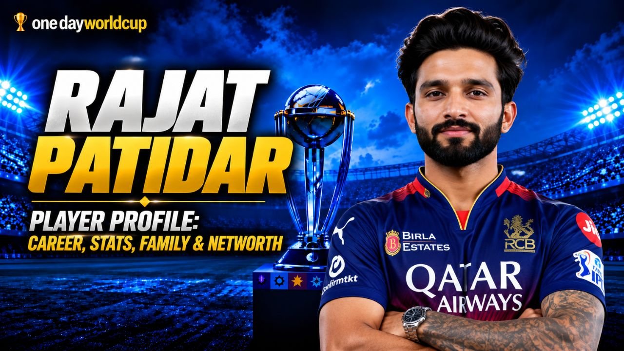 Rajat Patidar Stats, Age, Career, Profile, Family, Wife & Net Worth