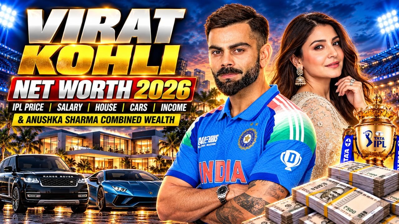 Virat Kohli Net Worth 2026: IPL Price, Salary, House, Cars, Income & Anushka Sharma Combined Wealth