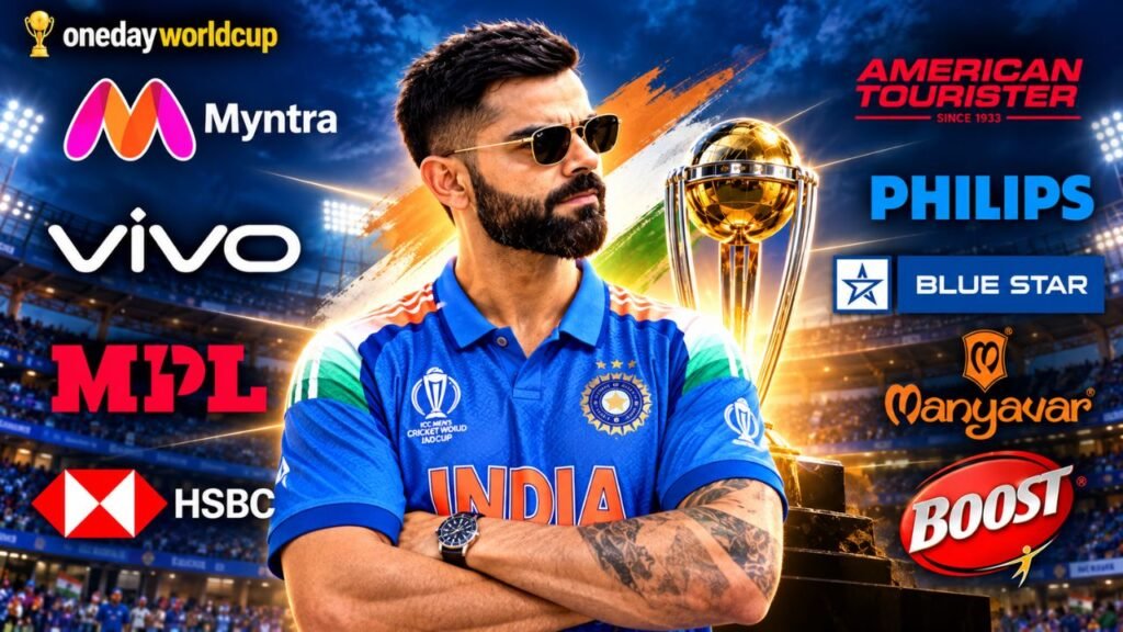 Virat Kohli Income From Brand Endorsements