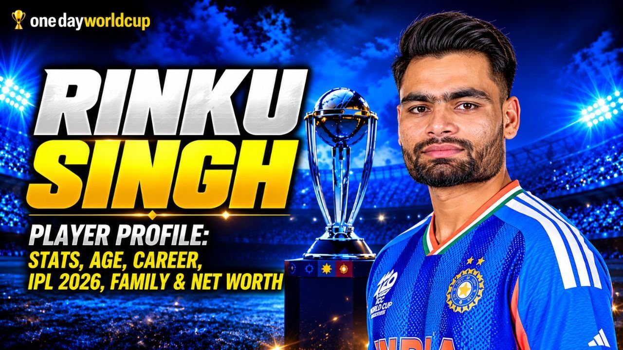 Rinku Singh Stats, Age, Career, Profile, Family & Net Worth