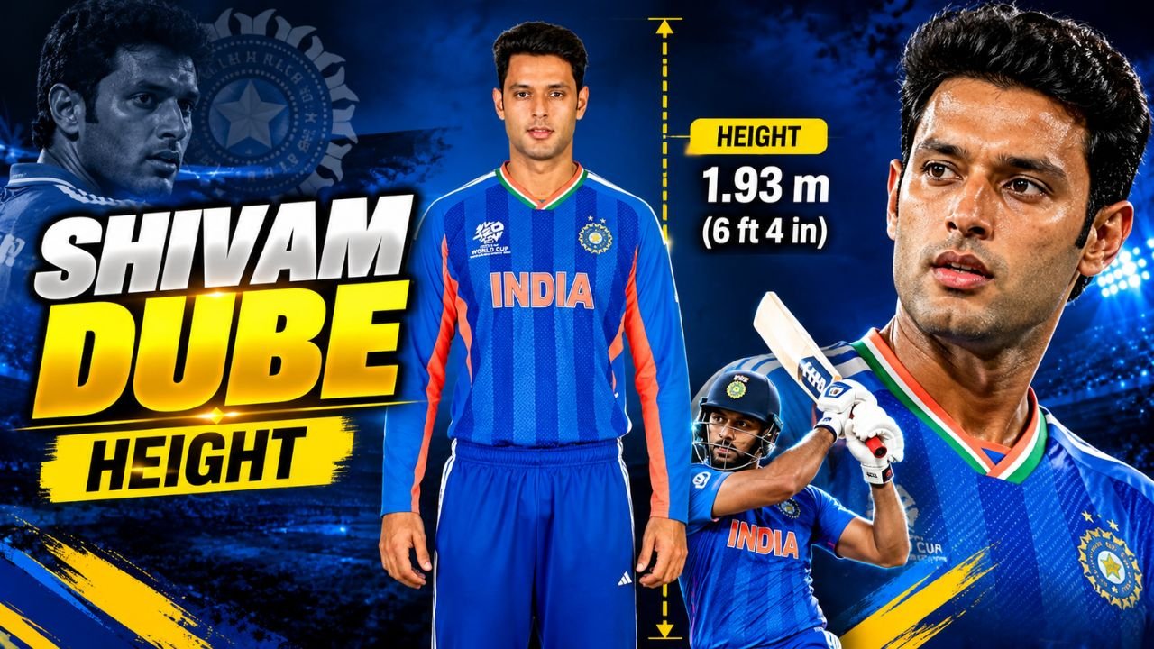 Shivam Dube Height in Feet: Full Bio, Family, Career & Personal Life 2026