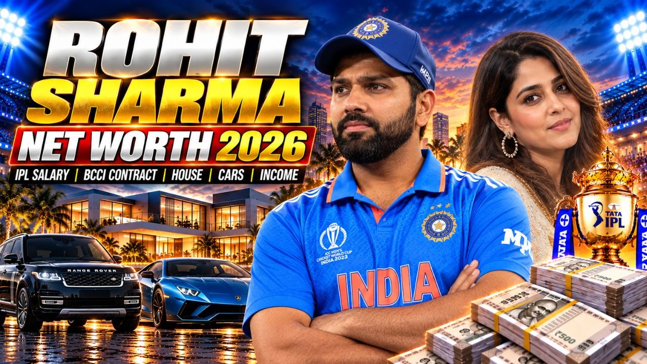Rohit Sharma Net Worth 2026: IPL Salary, BCCI Contract, House, Cars and Income