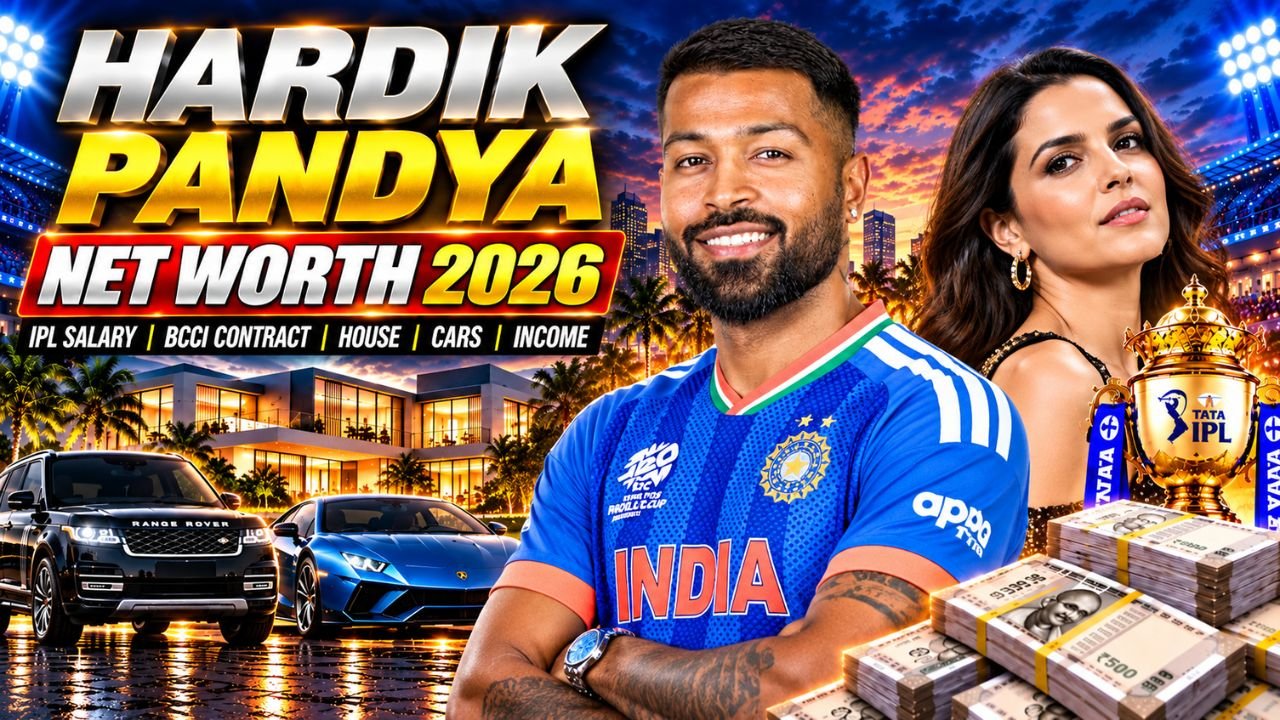 Hardik Pandya Net Worth: IPL Salary, BCCI Contract, House, Cars and Income 2026