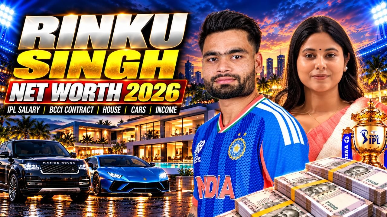 Rinku Singh Net Worth: IPL Price, Salary, BCCI Contract, House, Cars and Income 2026
