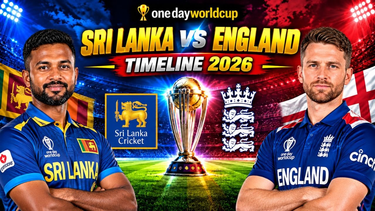 Sri Lanka National Cricket Team vs England Cricket Team Timeline, Players, Squads, Captains and Match Results