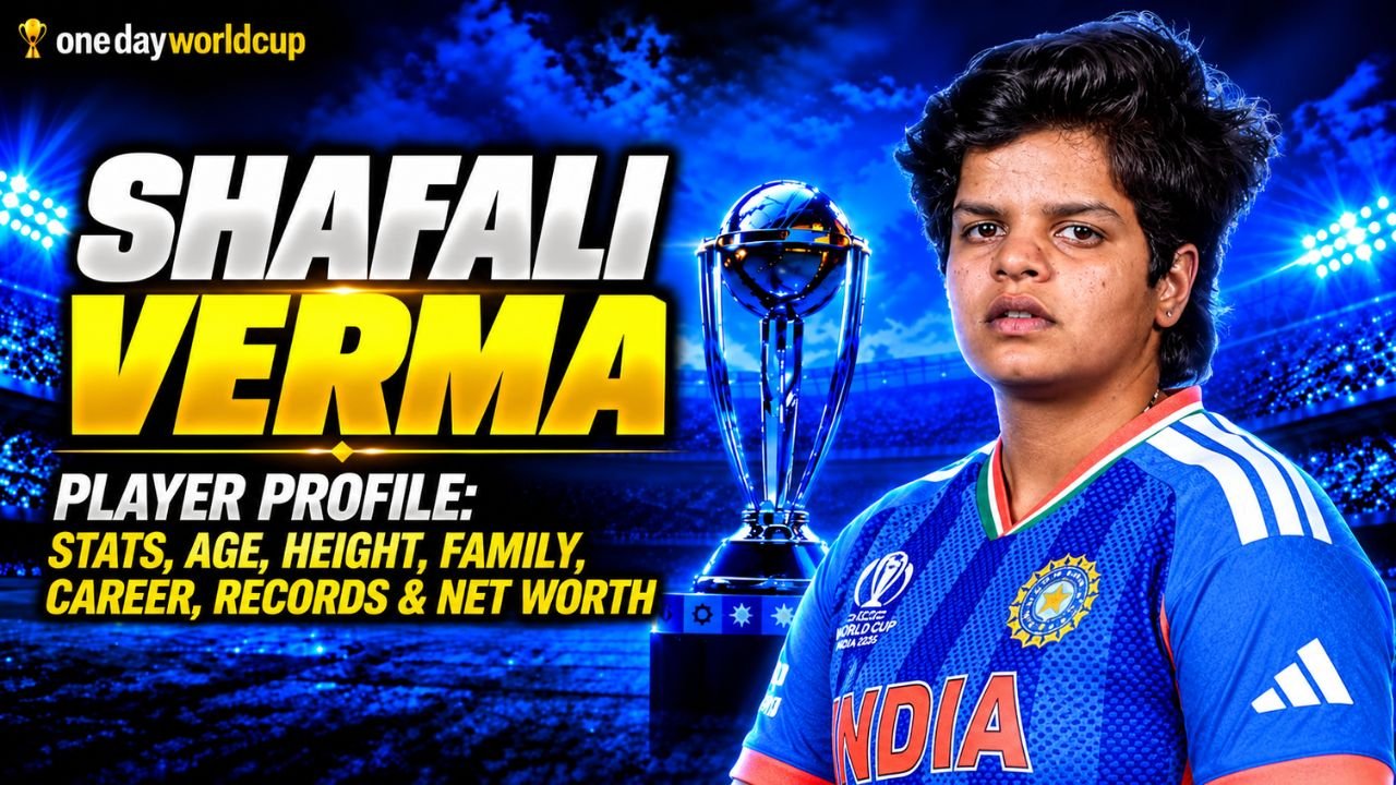 Shafali Verma Stats, Age, Career, Profile, Family & Net Worth