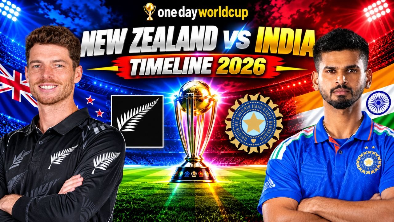 New Zealand National Cricket Team vs India National Cricket Team Timeline: Complete History, Matches and Results (1955–2026)