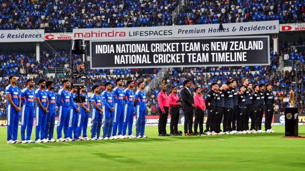 New Zealand National Cricket Team vs India National Cricket Team Timeline: Historical Matches