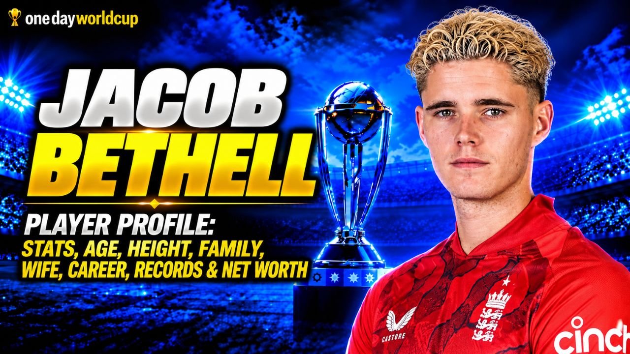 Jacob Bethell Stats, Age, Height, Family, IPL 2026 Price, Wife & Net Worth