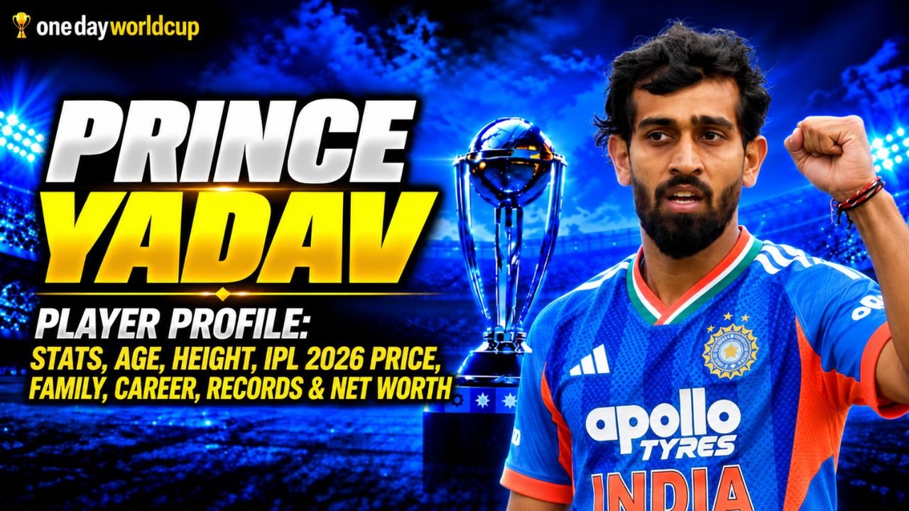 Prince Yadav Stats, Age, Height, IPL 2026 Price, Family, Net Worth, Bowling Speed & Full Career Record